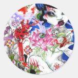 eat you round stickers