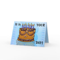 Eat Your Cake #3 (Birthday Card)