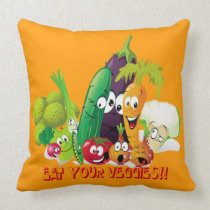 Eat your veggies American MoJo Pillow