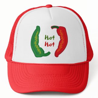Eat Your Veggies Hot Chili Jalapeño Peppers Hat hat