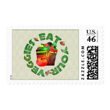 Eat Your Veggies Stamps