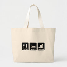 Eatin Sleepin Squatchin Canvas Bags