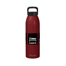 Eatin Sleepin Squatchin Water Bottle