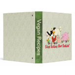 Eating Animal Babies Vinyl Binder