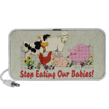 Eating Animal Babies iPod Speaker