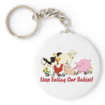 Eating Animal Babies Keychains