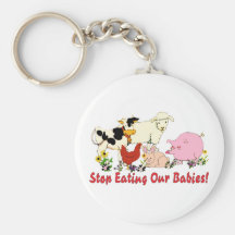 Eating Animal Babies Keychains