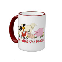 Eating Animal Babies Mugs