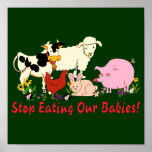 Eating Animal Babies Print