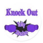 Eating Disorders Round Sticker