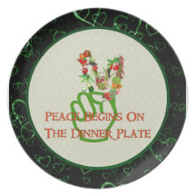 Eating For Peace Party Plate