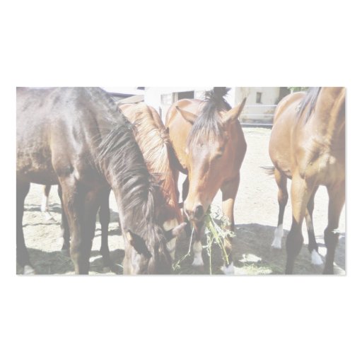 Eating Horses Business Card (back side)