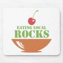 Eating Local Rocks mousepads