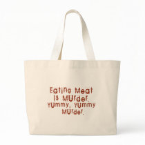 Eating Meat is Murder bags by aesthete Eating Meat is Murder bags