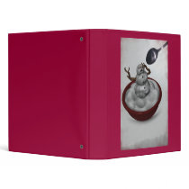 Eating Snowman Avery Binder by MDKgraphics Eating Snowman Avery Binder