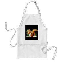 Eating Squirrel Apron