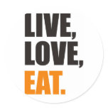 eating stickers