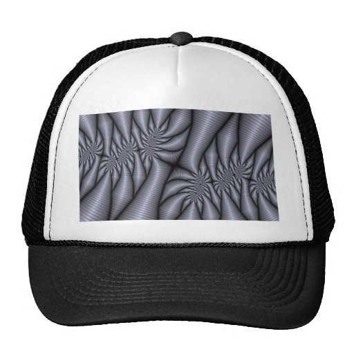 Eating Tin Foil Fractal Trucker Hats Zazzle