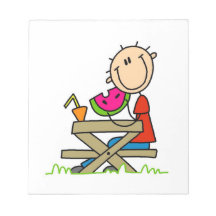 Eating Watermelon Note Pads