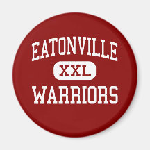 Eatonville - Warriors - Middle - Eatonville Refrigerator Magnets