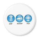 eatsleepfly refrigerator magnets