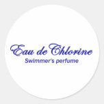 Eau de Chlorine Round Stickers