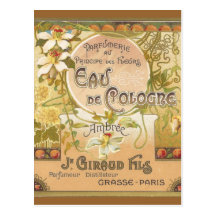 Eau de Cologne Ambree Postcard