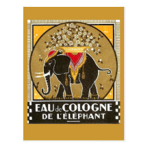 Eau de Cologne de l'elephant Postcard