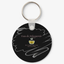 Eau de Polygamie key chain keychains by Menage_Zone Eau de Polygamie key chain keychains