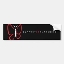EB awareness black bumper sticker