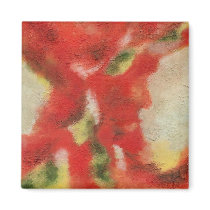 Ebb And Flow Square Fridge Magnet