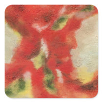 Ebb And Flow Square Stickers