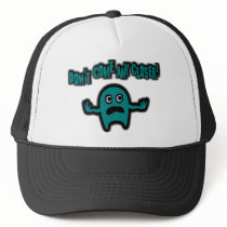Ebbi, The Cute Little Monster - Teal Trucker Hats