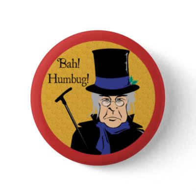 Ebenezer Scrooge buttons