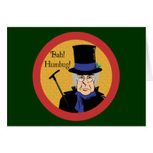 Ebenezer Scrooge Greeting Card