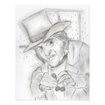 Ebenezer Scrooge Party Invite