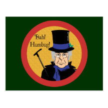 Ebenezer Scrooge Postcards