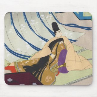 Ebina Masao Genji japanese oriental fine art Mousepad