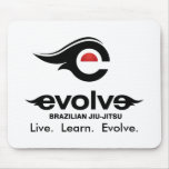 EBJJ1, Live.  Learn.  Evolve. Mouse Mats