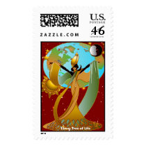  Ebony Tree of Life postage