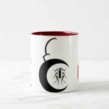 EC Black and Red Bomb Mug