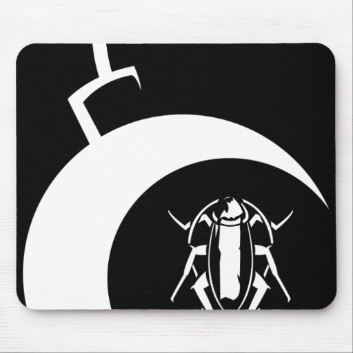 EC (white bomb) Close up Mousepad
