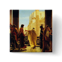 Ecce Homo - Antonio Ciseri Button