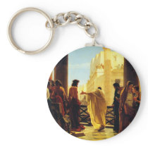 Ecce Homo - Antonio Ciseri Key Chains