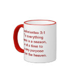 Ecclesiastes 3:1 Customized Mug