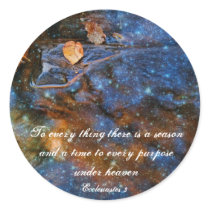 Ecclesiastes 3 Starry Autumn Sticker