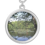Ecclesiastes Lake Forest Sterling Silver Necklace