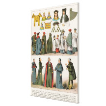 Ecclesiastical Dress Stretched Canvas Print