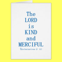 Ecclesiasticus 2: 11 cards