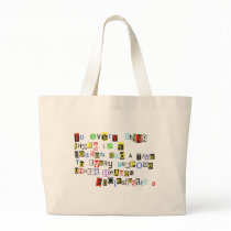Ecclesiates 3 Ransom Note Style Bag